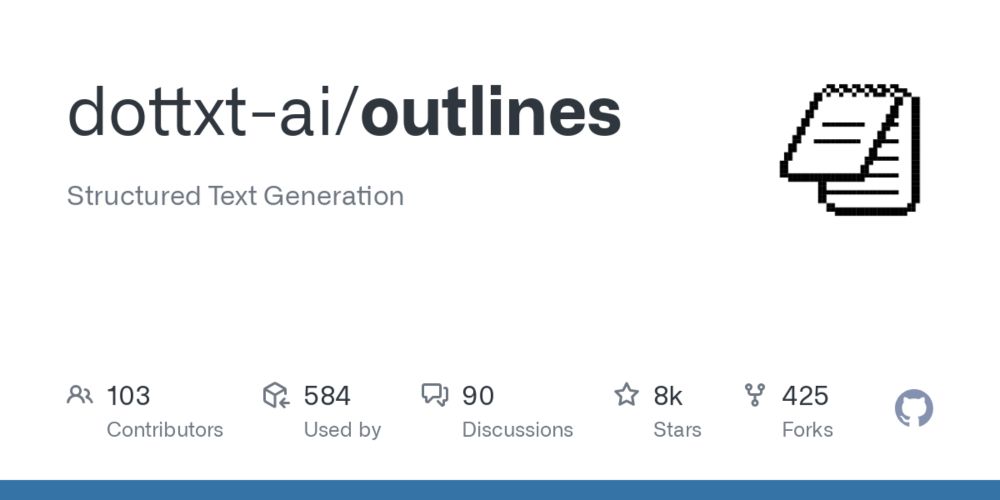 GitHub - dottxt-ai/outlines: Structured Text Generation