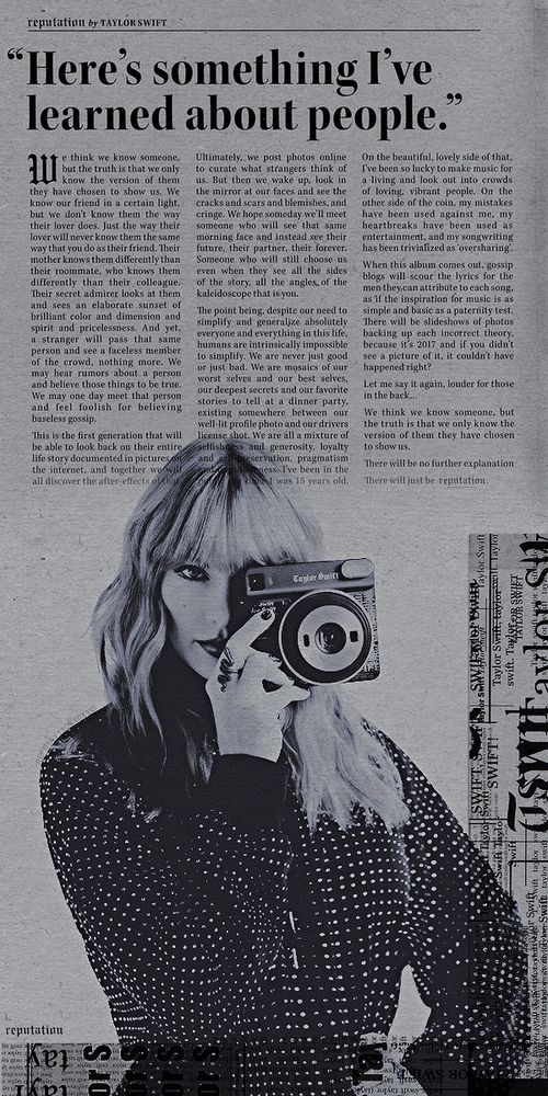 Prologue wallpaper with Taylor for her instant camera campaign
