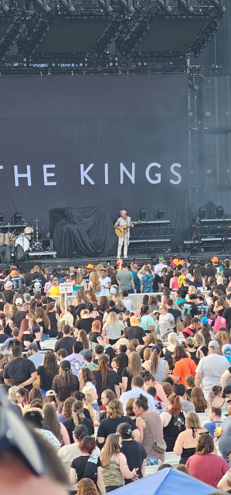We The Kings performing on stage