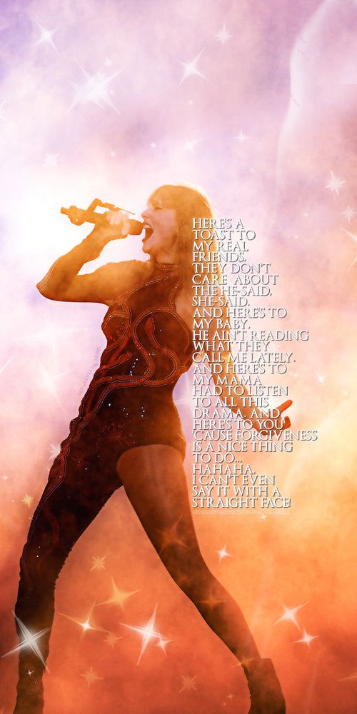 Taylor Swift preforming at The Eras Tour during the reputation set in the red snake bodysuit with This Is Why We Can't Have Nice Things lyrics wall