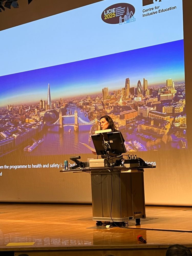 Dr Susana Castro-Kemp on the LICIE stage