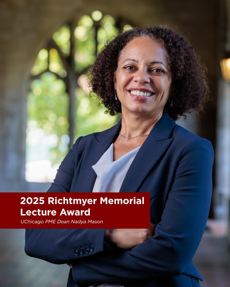 Dean Nadya Mason has been recognized with the Richtmyer Memorial Lecture Award for outstanding contributions to physics and for effectively communicating those contributions to physics educators