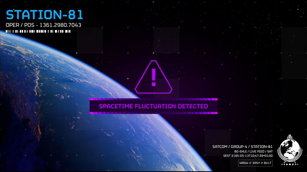 SPACETIME FLUCTUATION DETECTED!