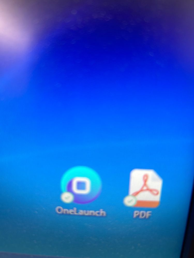 A computer screen showcasing that one of my coworkers has installed notorious bloatware toolbar OneLaunch