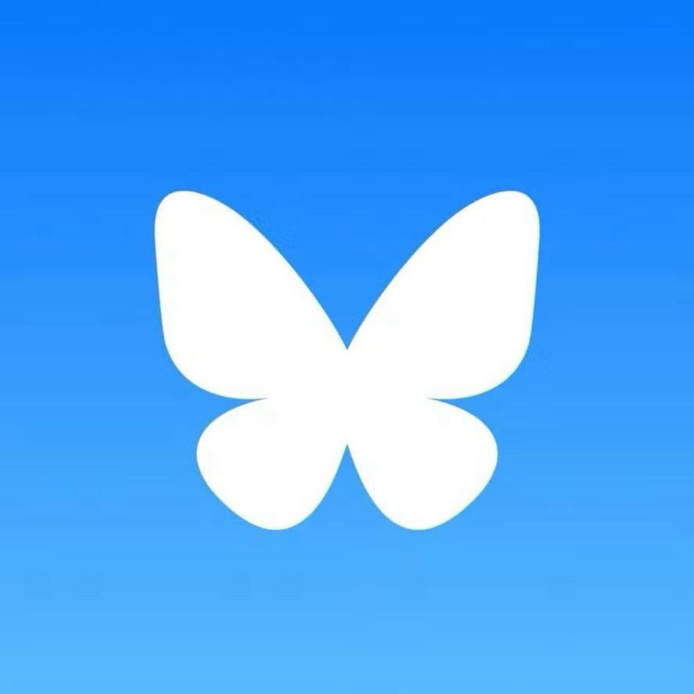 Logo da Borboleta do Bluesky