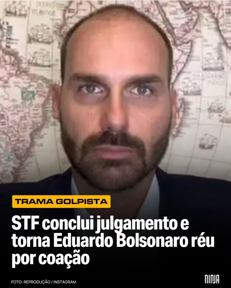 STF conclui julgamento e torna Eduardo Bolsonaro réu por coação 