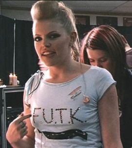 Natalie Maines of the Chicks wearing her FUTK shirt 