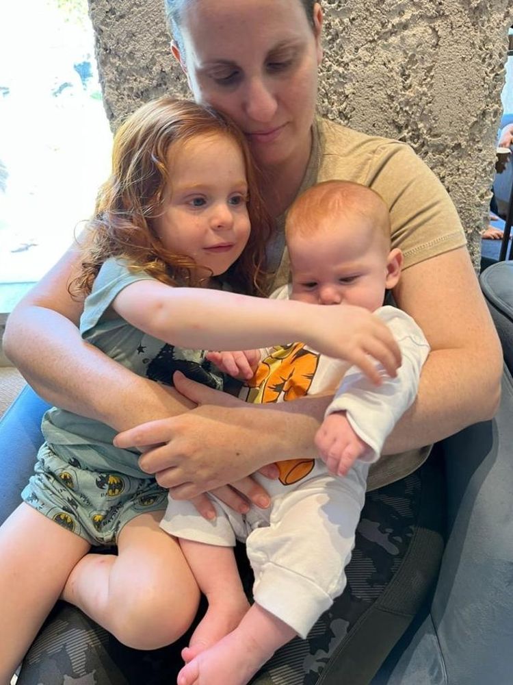 Shiri, Ariel, and Kfir Bibas.