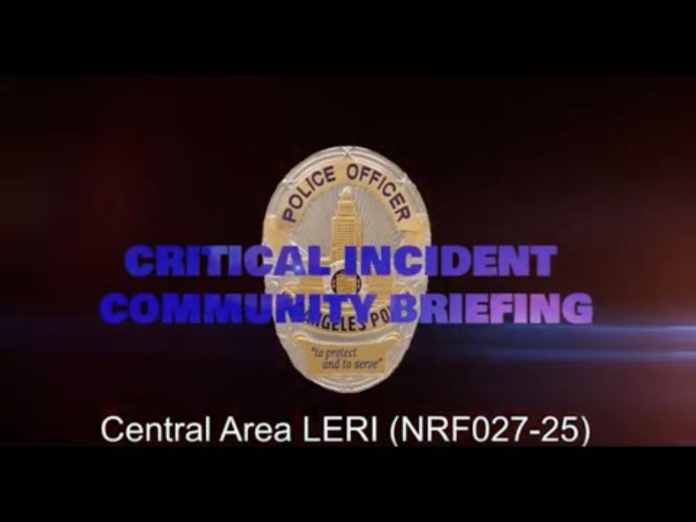 Central Area LERI 6/14/25 (NRF027-25)