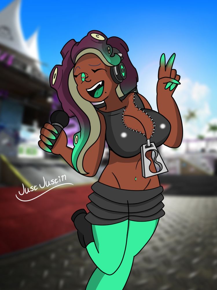My art of Marina from Splatoon 2