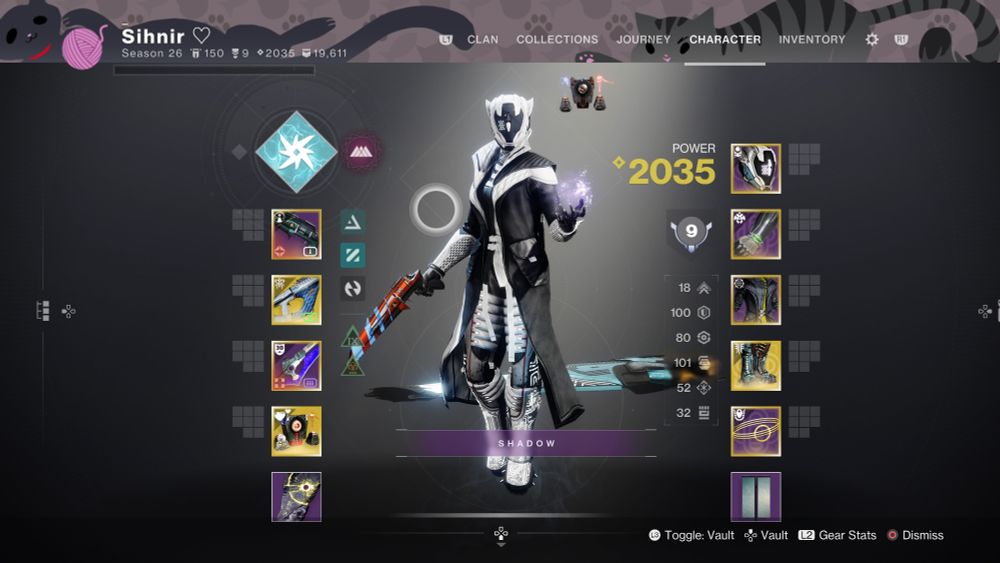 destiny 2 cute kitty emblem :33333