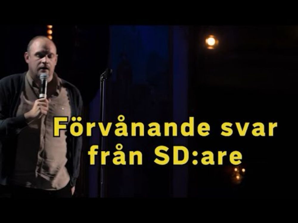 Jonatan Unge - S.E.M.S.T - förvånande svar från SD:are