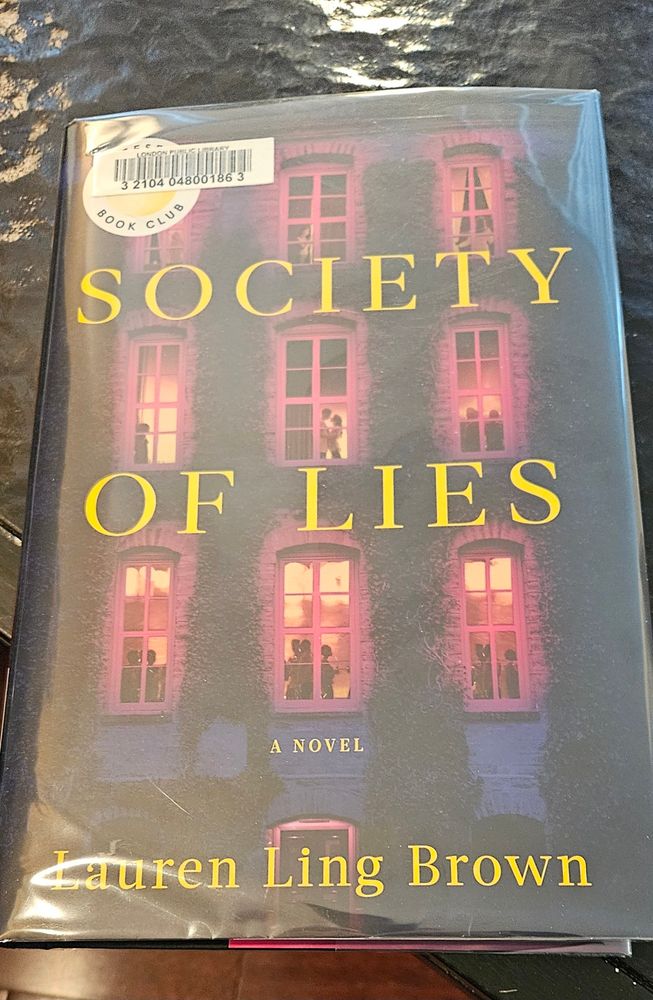 Hardcover copy of Society of Lies by Lauren Ling Brown