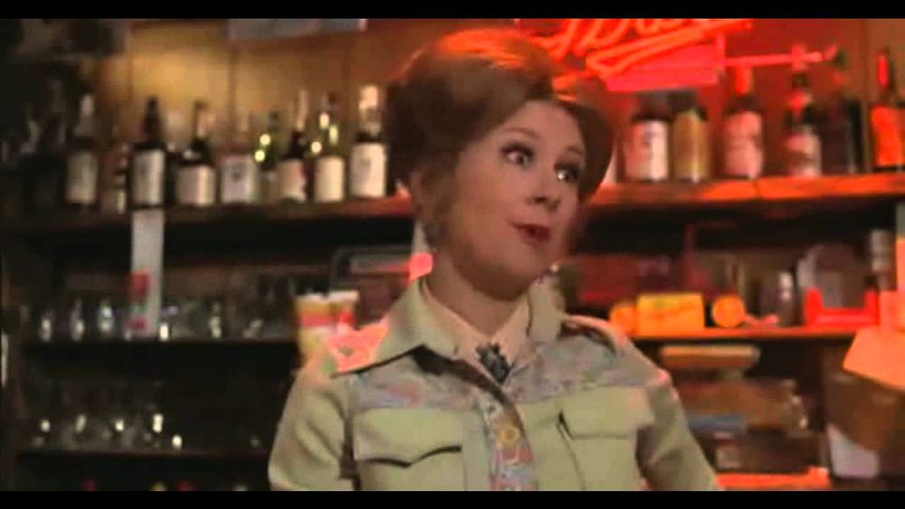 that lady from The Blues Brothers who says 'we got both kinds of music, country AND western'