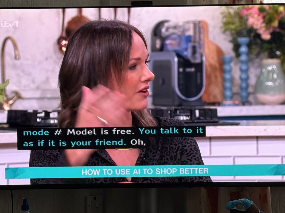 You talk to it as if it is your friend.