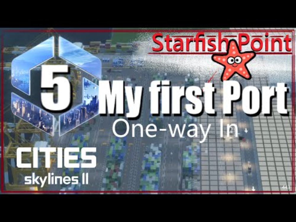 Starfish Point E5 : What is red line for? ~First new port~ Update 1.3.6f1 : Cities Skylines II (443)
