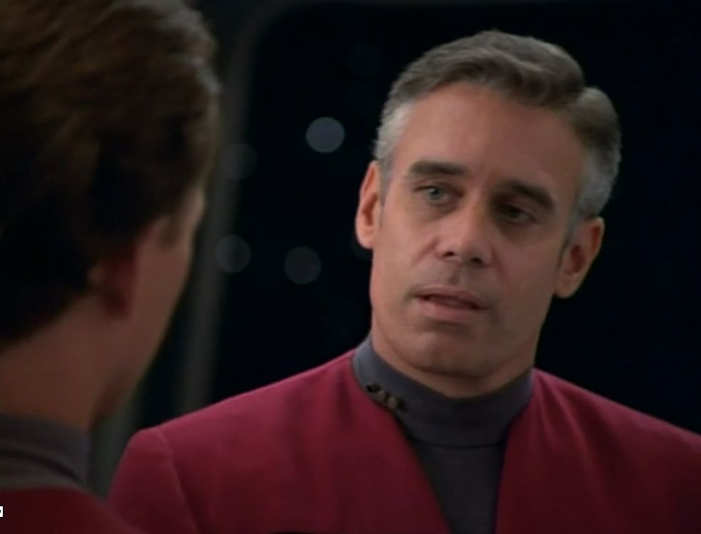 Believe it or not I actually wrote down the name of 1st officer Lt. Commander Cavit in my notes because I couldn’t get the name of  Voyager's Chief Medical Officer while watching. Sucks too thankfully because he’s also going to die. I do wish that Lt. Stadi stuck around though and I’ll say that again because even though I’m horrible at math, one interesting dead character to two lifeless dead characters equals bad writing.