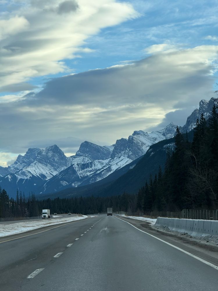 Banff National park from the trans Canadian highway 
