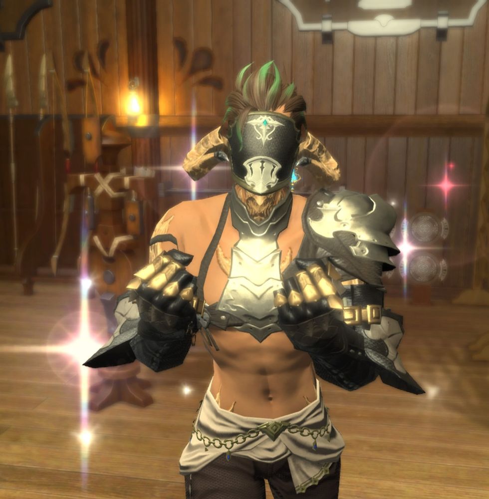 The most handsome masked Au Ra from the critically acclaimed MMORPG FFXIV -