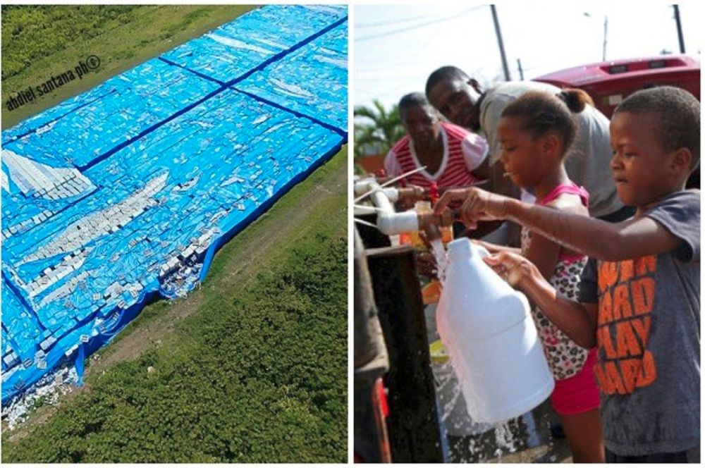 The US government for the first time tried to explain how so much water was left exposed to the elements for months in the wake of Hurricane Maria.