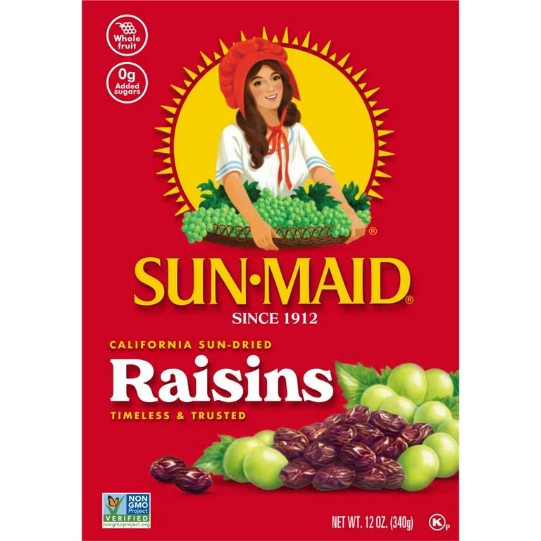 A box of Sun Maid raisins. The girl on the box is holding a bushel of grapes and is dressed just like the girl in the Lower Decks screen caps.