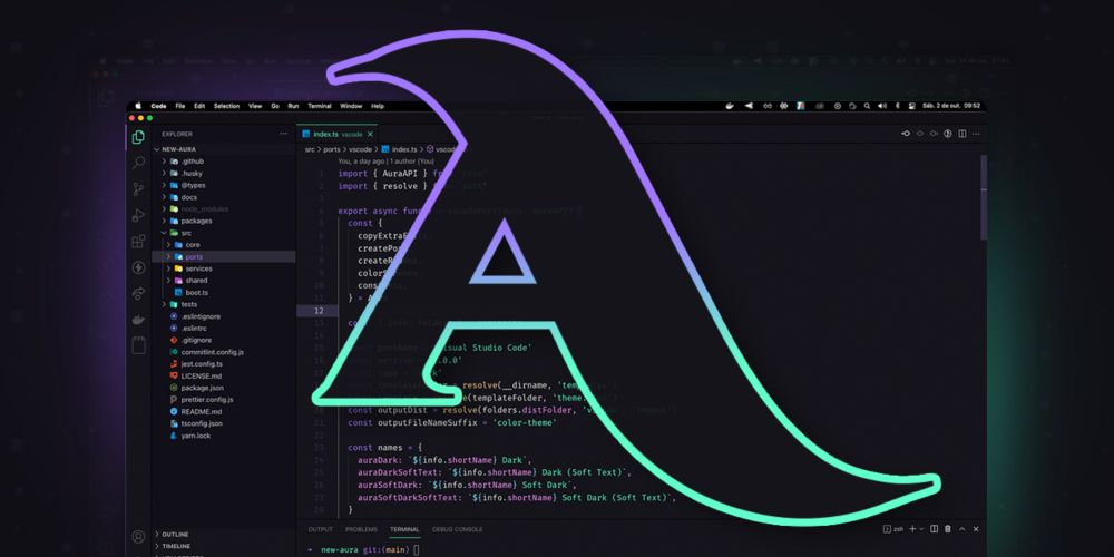 GitHub - daltonmenezes/aura-theme: ✨ A beautiful dark theme for your favorite apps.