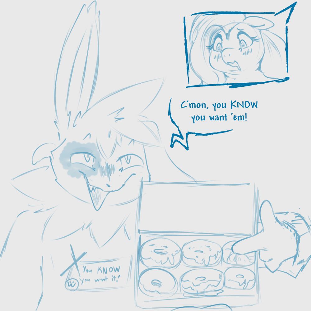 Pepper being the fucker of all time and offering donuts to Fluttershy