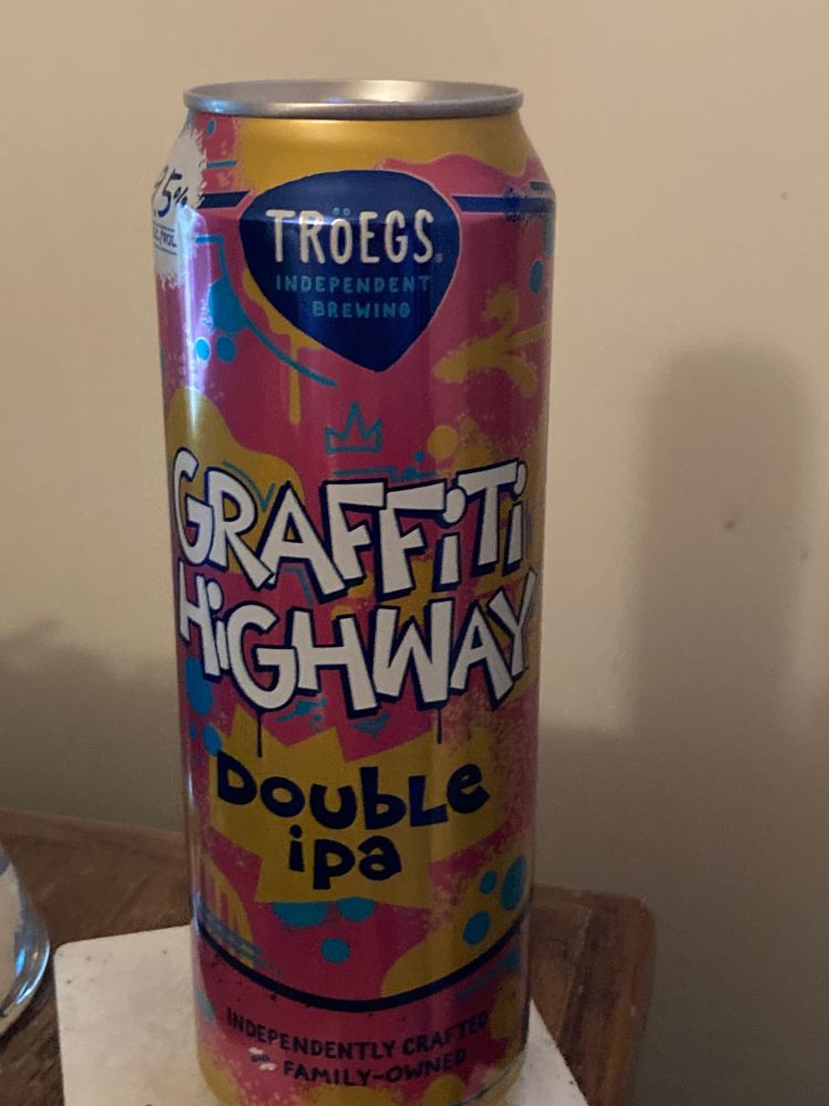 Big beer- Troegs’ Graffiti Highway Double IPA
