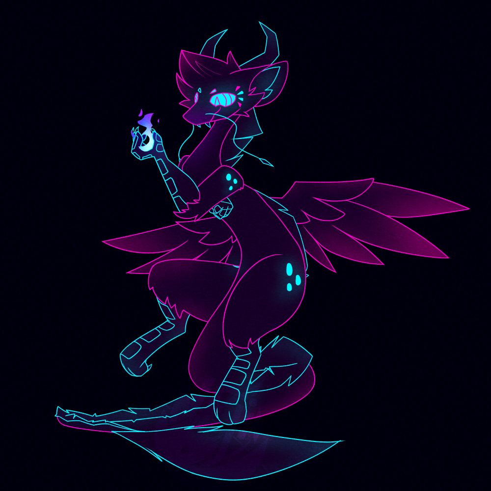 ara's character but as a noodle dragon