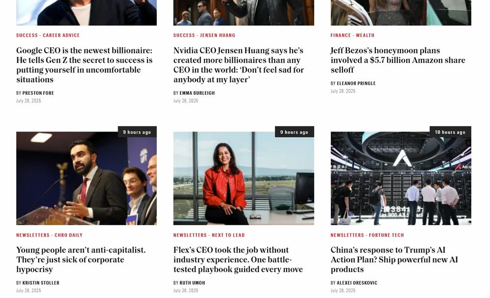 A group of news about the world.