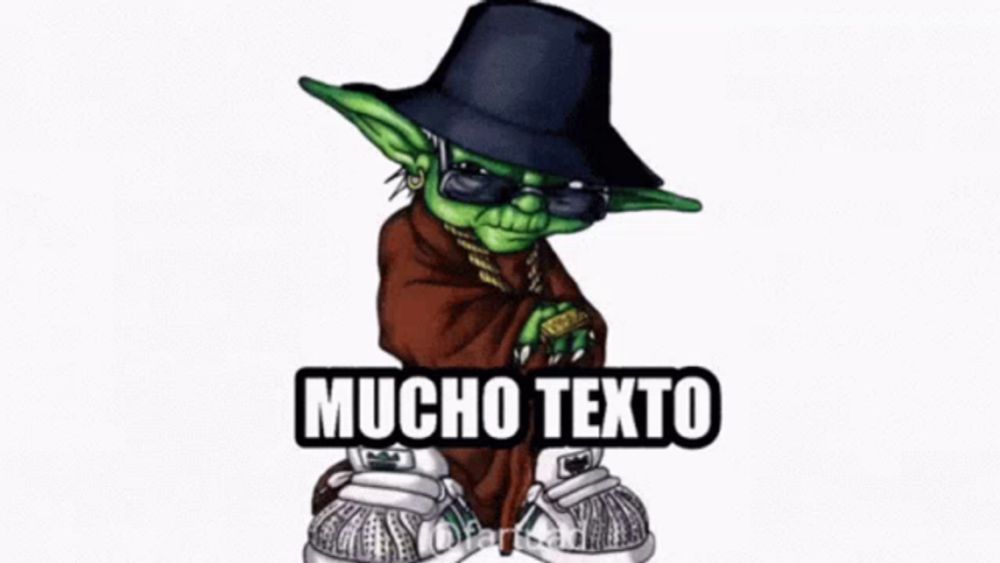 Mucho Texto Mundo Bizarro GIF