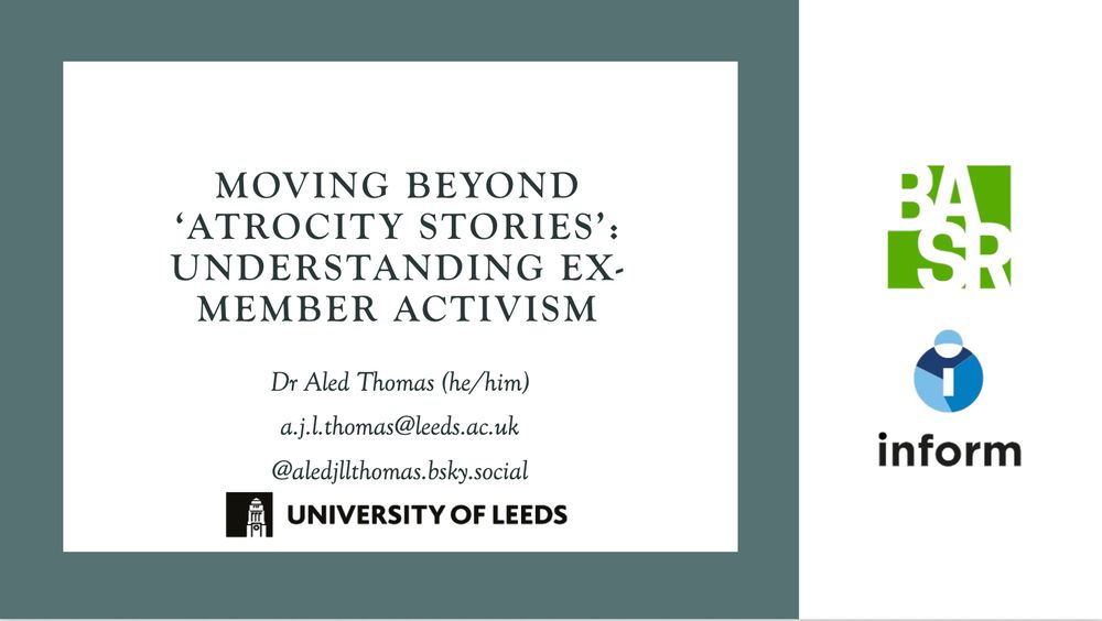 Powerpoint Slide for 'Moving Beyond Atrocity Stories'