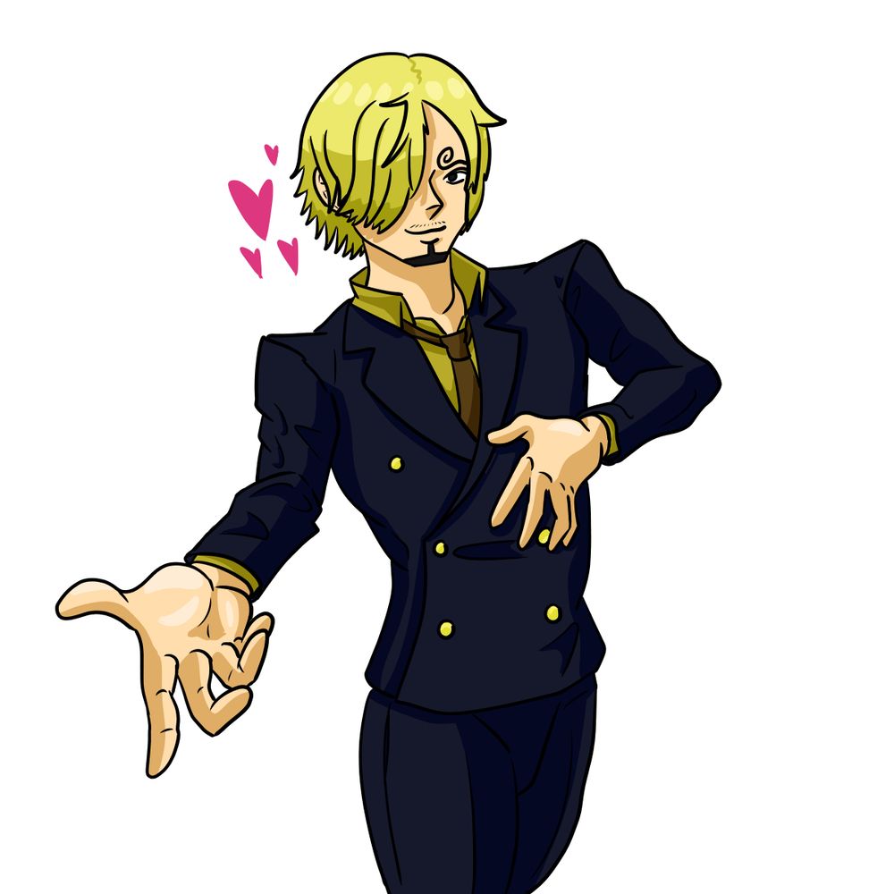 Fanart of Sanji from One Piece