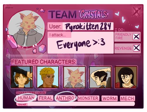 My 2025 artfight user card