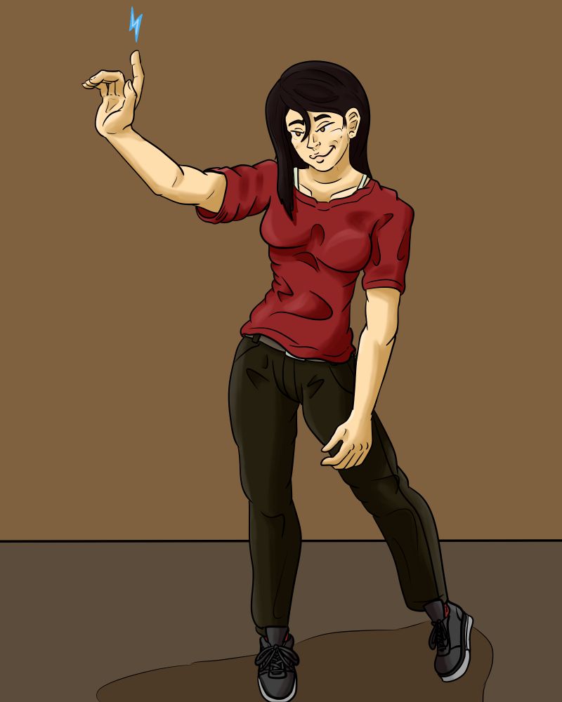 A drawing of my OC MJ