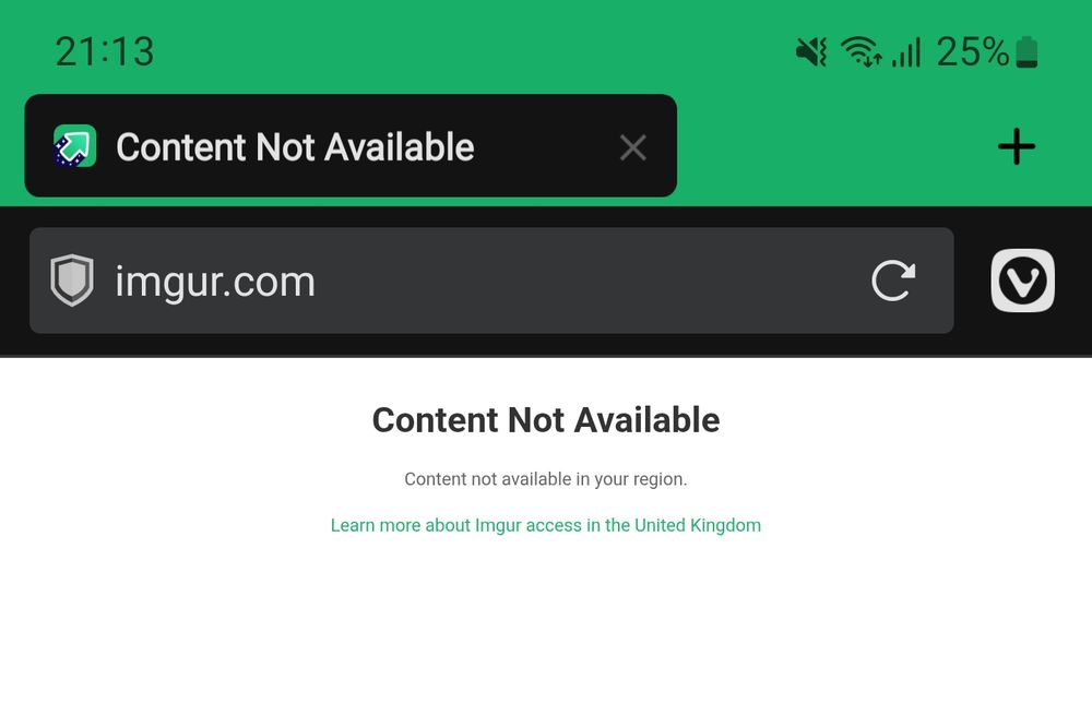 screenshot showing imgur.com blocked in UK