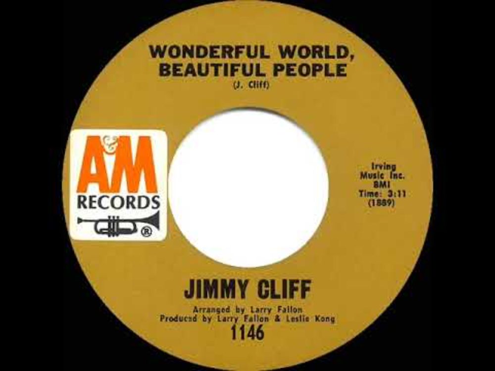 1970 HITS ARCHIVE: Wonderful World, Beautiful People - Jimmy Cliff (mono 45)