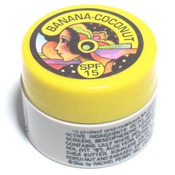 Rachel Perry banana-coconut lip balm