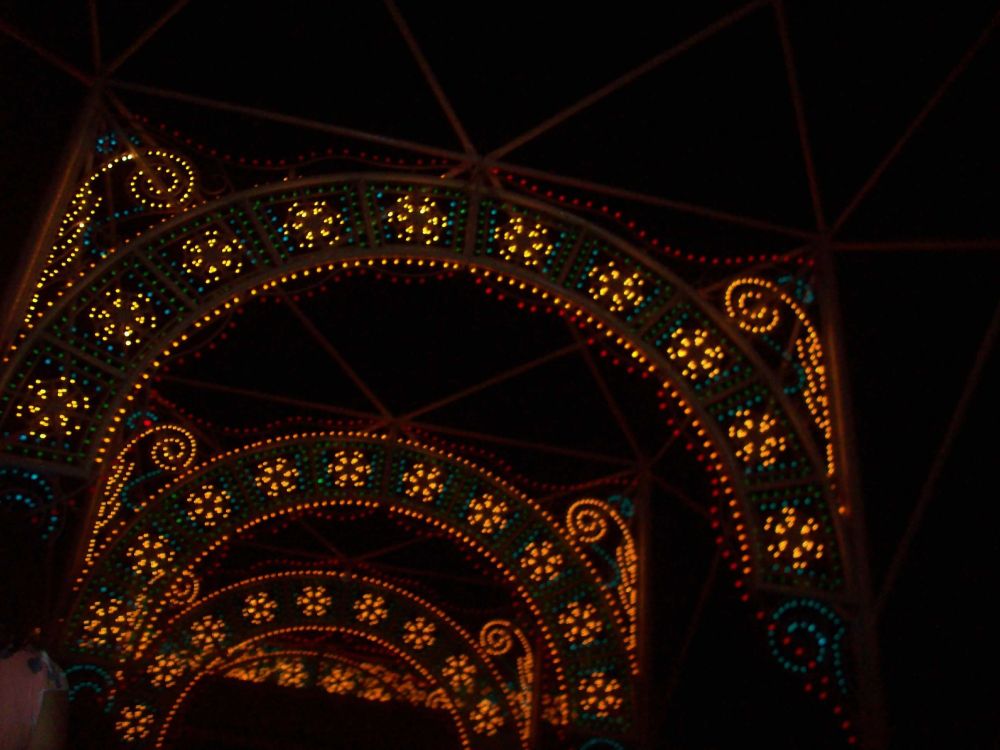 Epcot Lights of Winter Holiday Display