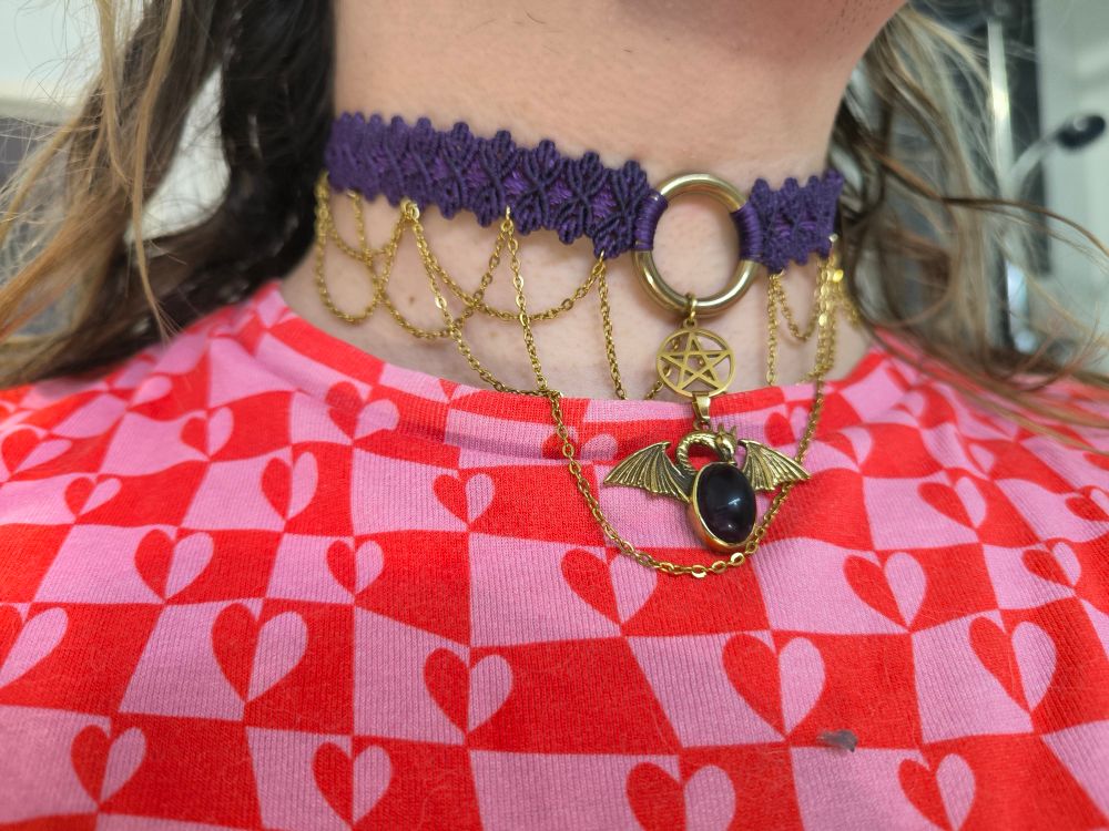 Chocker incroyable crée par l'atelier de Séléné 
