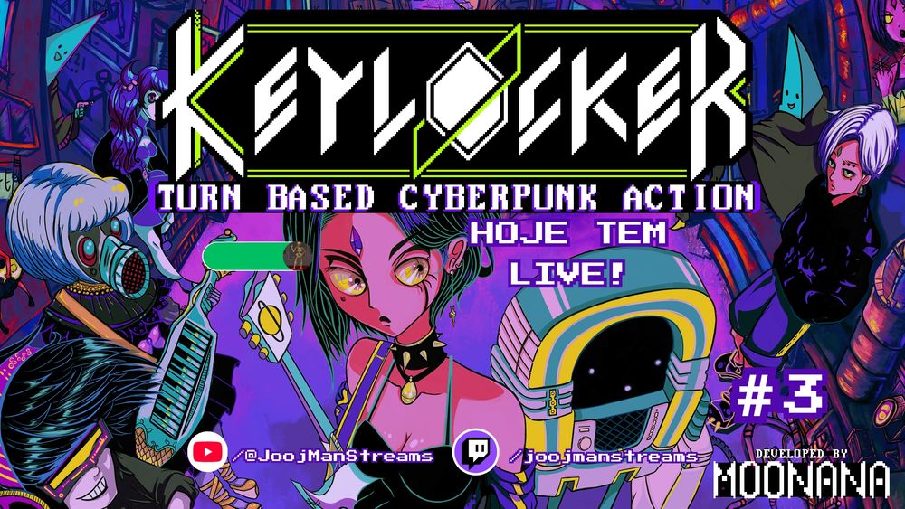 Thumbnail da livestream #3 de Keylocker
Youtube: @JoojManStreams
Twitch: joojmanstreams