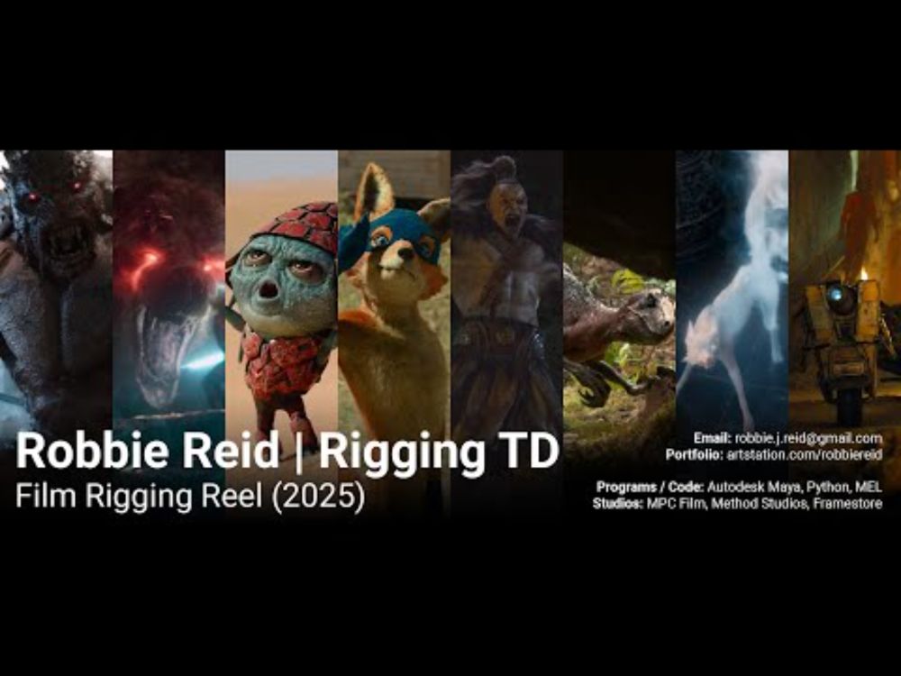 Robbie Reid - Film Rigging Reel (2025)