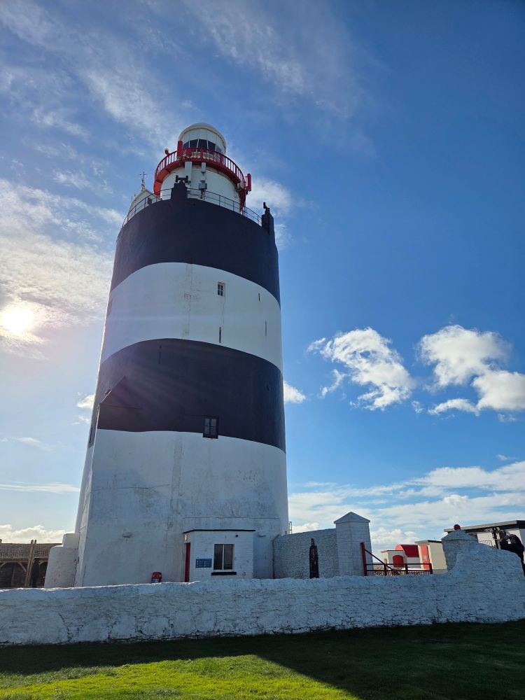 Hook Head lighthouse on a sunny, fresh October day
