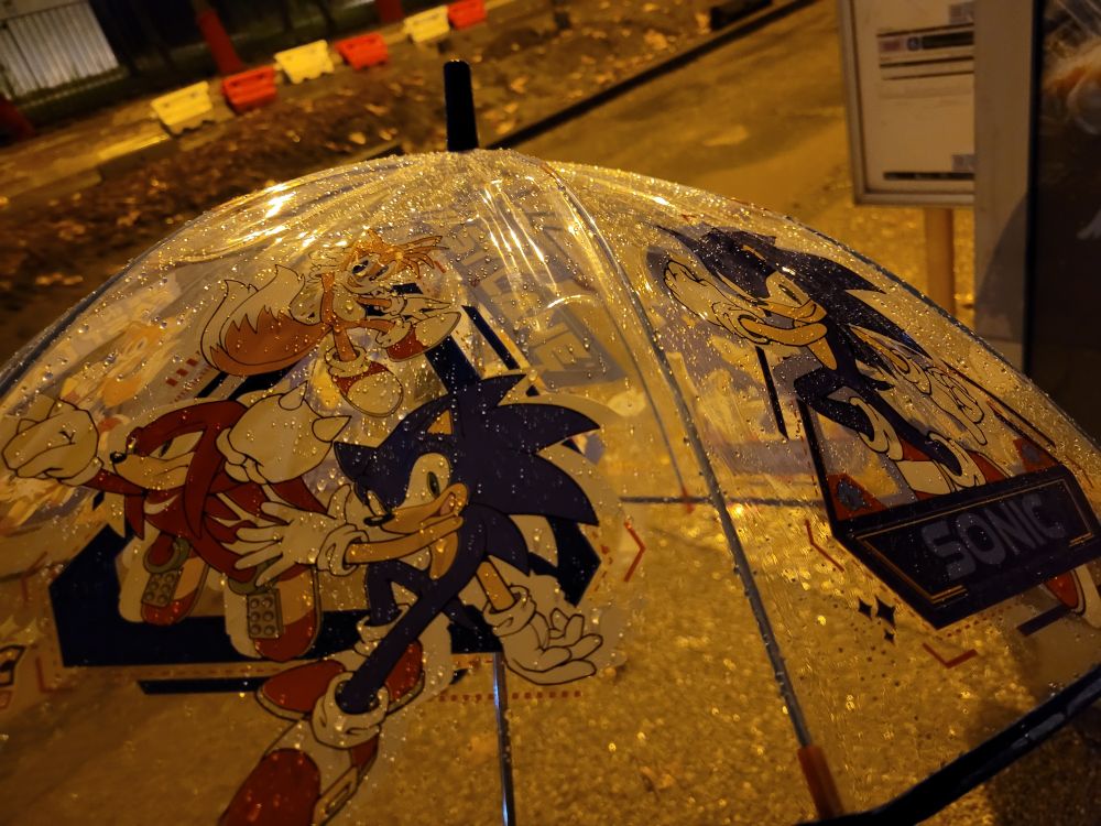 Sonic vynil umbrella