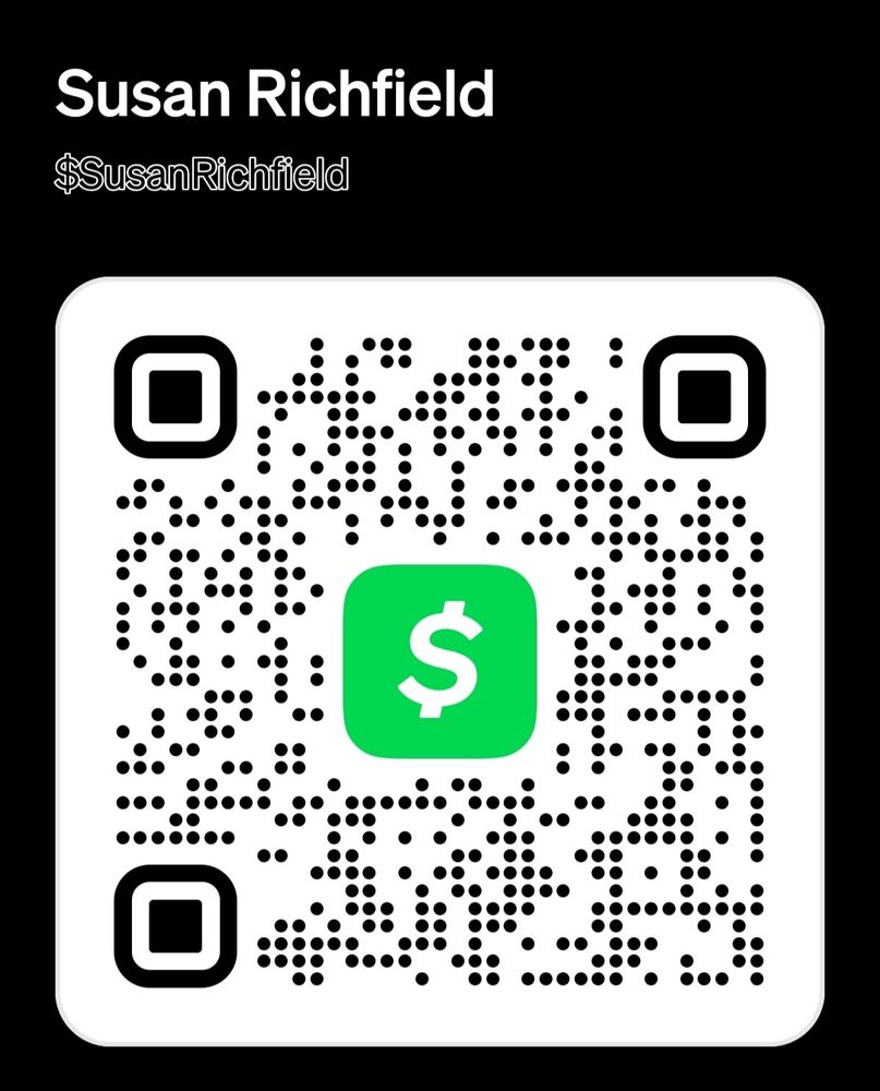 Cash App q r code and user name.

$SusanRichfield