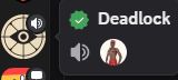 screencap of the deadlock discord, with tyler the creator in a voice call