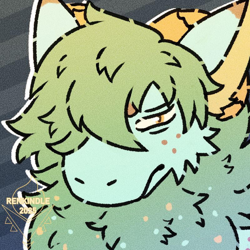Icon of Lucas (he/him), a furred dragon
