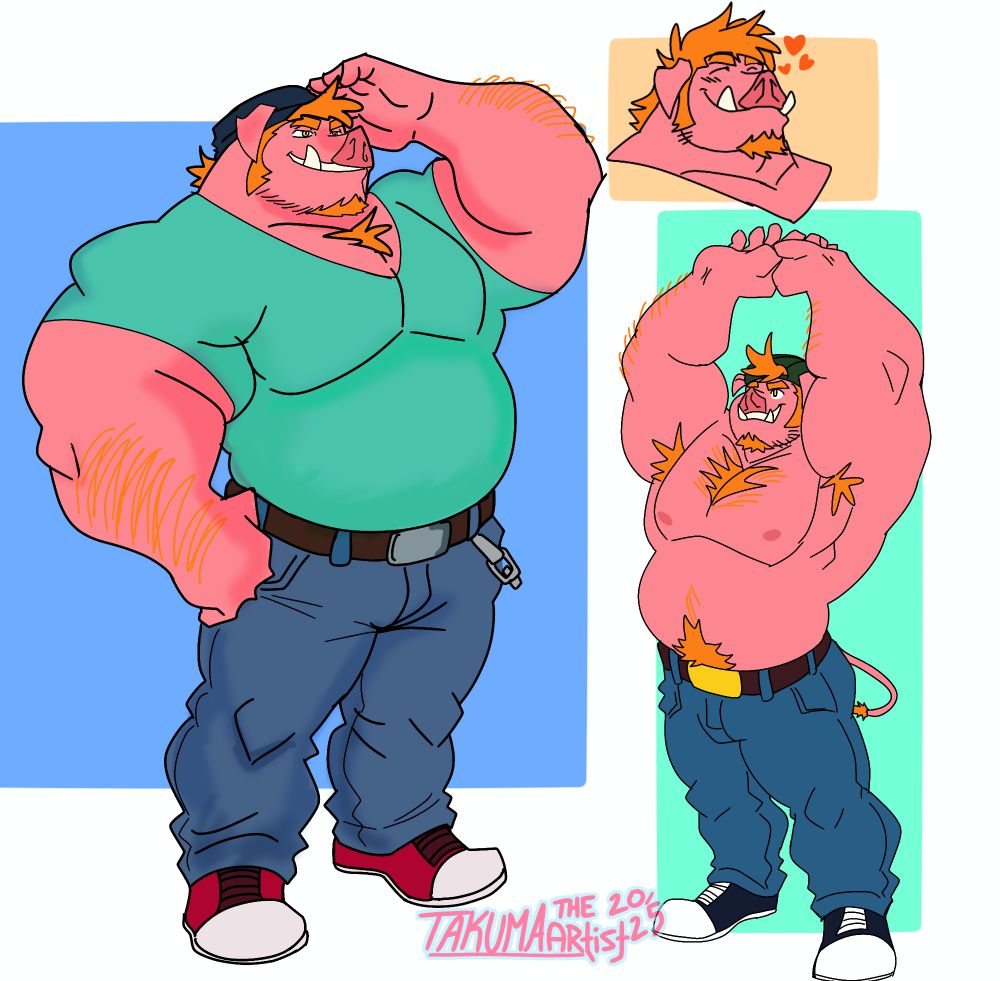 Full body (shade or flat) and bust example 