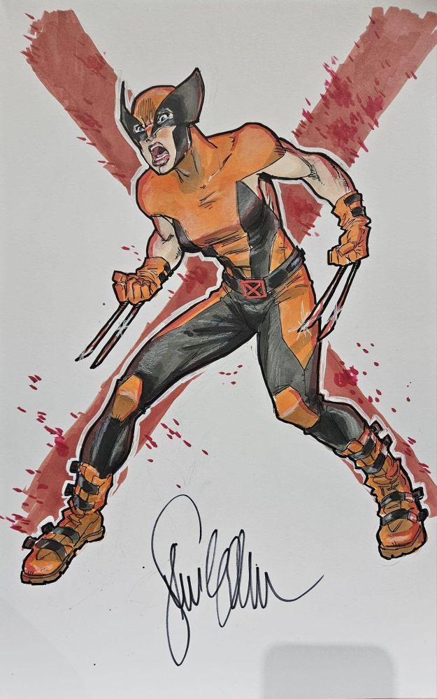Laura/X-23 as Wolverine (a character Gordon helped created for the show that proved popular enough to be brought over to the comics - kinda like Harley Quinn's origins on Batman: TAS)