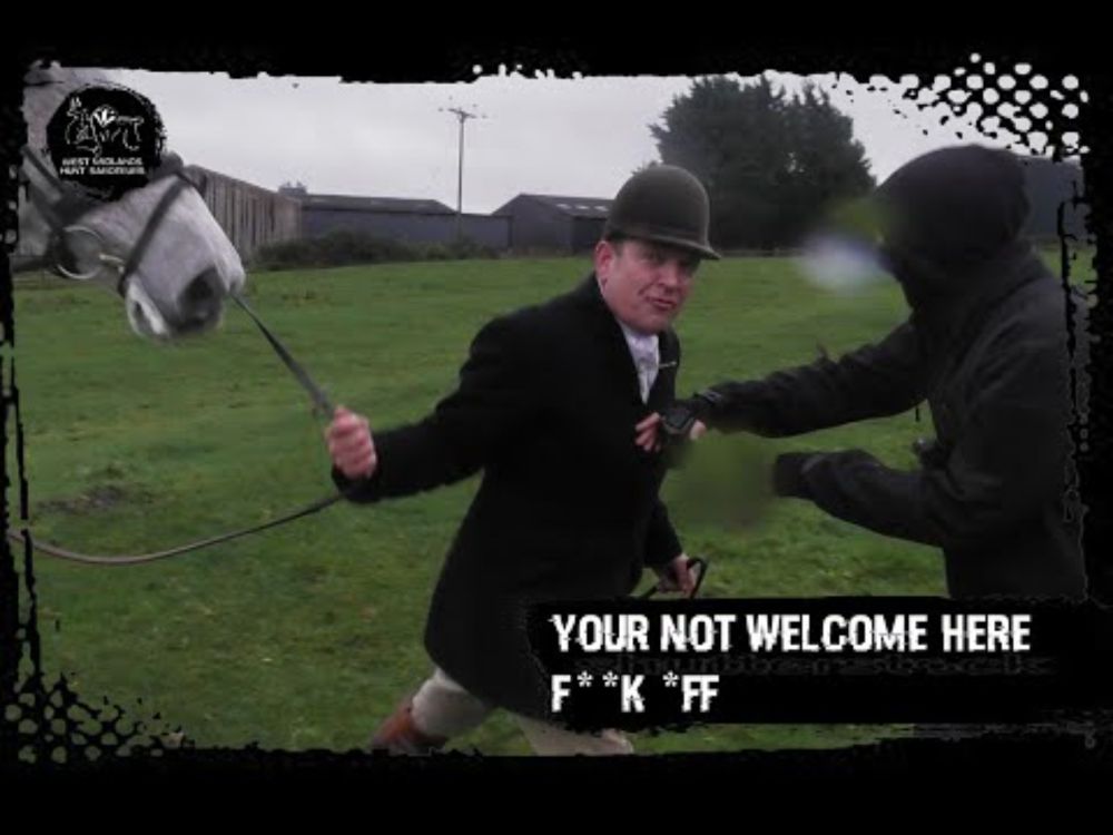 "Your not welcome here f**k *ff"